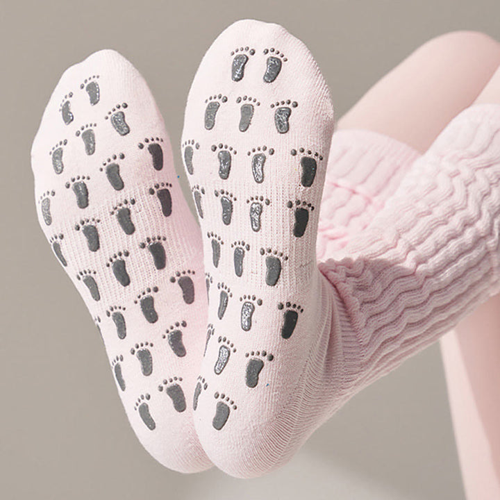 Olivenorma Full Palm Silicone Anti Slip Stable Body Posture Shock Absorption Breathable Elastic Non Skid Training Workout Women's Yoga Socks - image 7