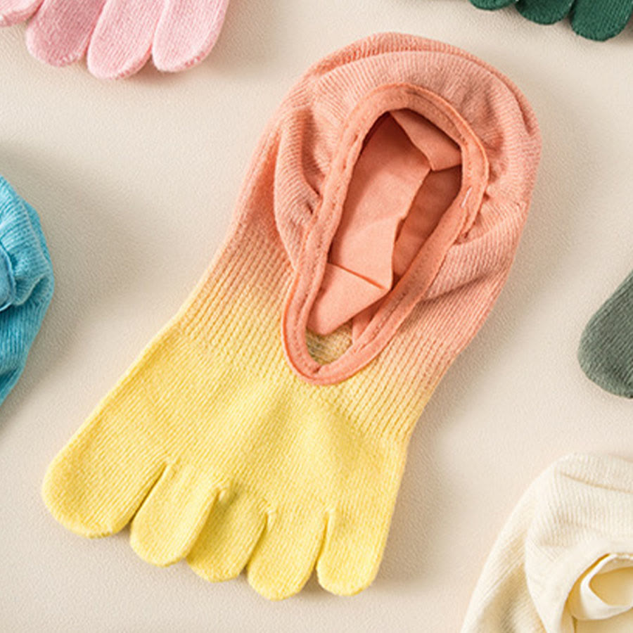 Olivenorma Separate Toe Design Full Palm Non Slip Shock Resistant Breathable Flexible Indoor Gym Women's Yoga Socks - image 21