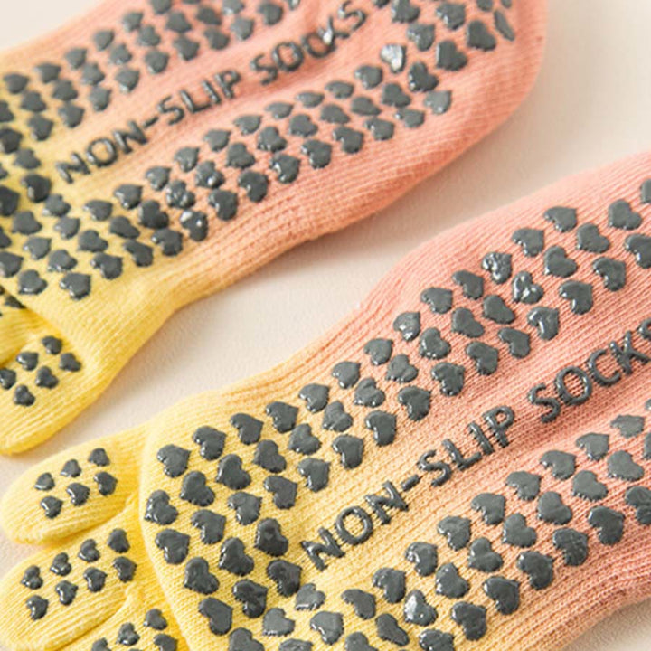 Olivenorma Separate Toe Design Full Palm Non Slip Shock Resistant Breathable Flexible Indoor Gym Women's Yoga Socks - image 20