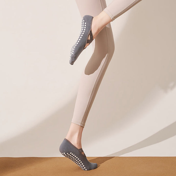 Olivenorma Skin Friendly Soft Knit All Palm Grip Non Slip Shock Resistant Multi Scene Training Women's Yoga Socks - image 15