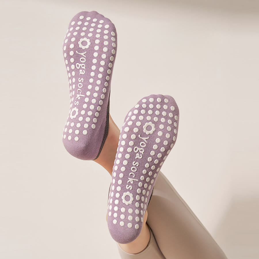 Olivenorma Skin Friendly Soft Knit All Palm Grip Non Slip Shock Resistant Multi Scene Training Women's Yoga Socks - image 8