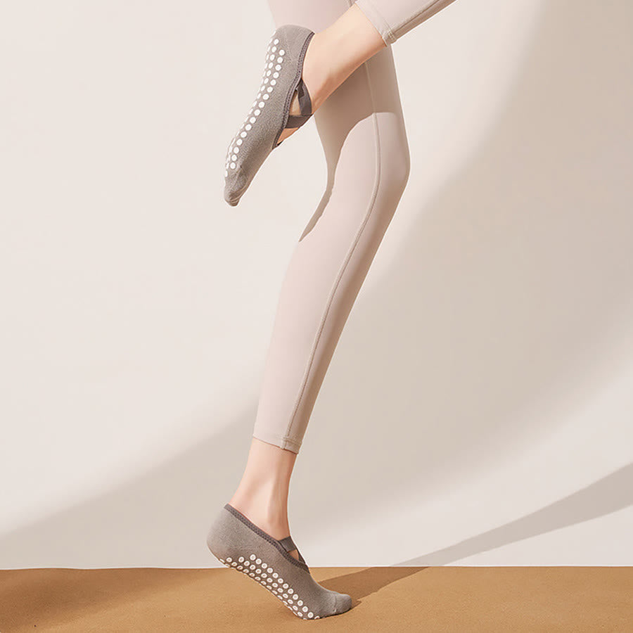 Olivenorma Skin Friendly Soft Knit All Palm Grip Non Slip Shock Resistant Multi Scene Training Women's Yoga Socks - image 23