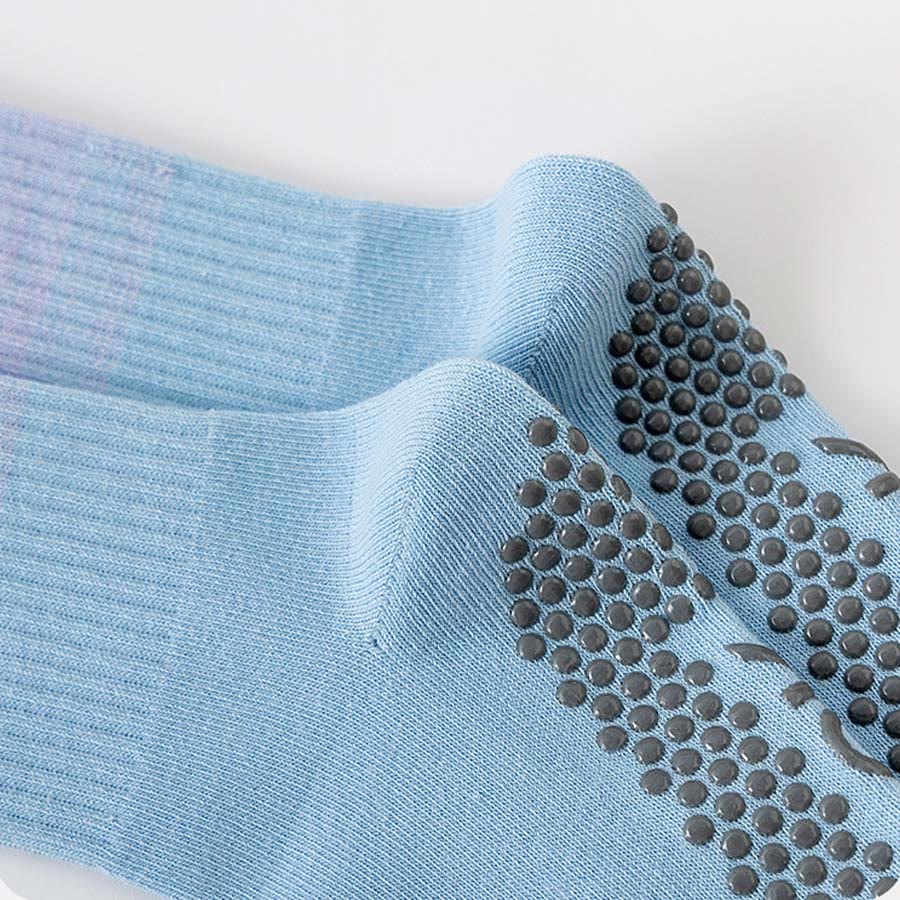 Olivenorma Mid Calf High Elasticity Non Slip Silicone Dot Shock Resistant Balance Support Women's Yoga Socks - image 6