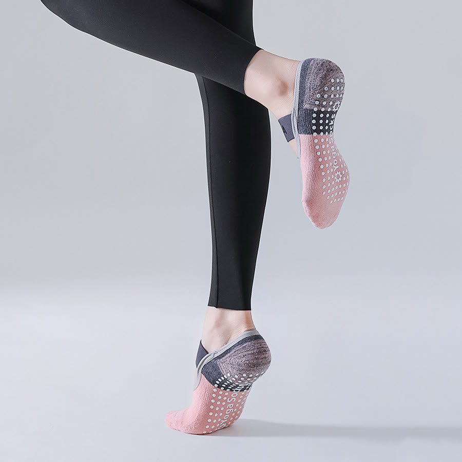 Olivenorma Hidden Liner Yoga Socks Full Foot Anti Slip Grips Shock Absorption Cotton Soft Breathable Workout Women's Yoga Socks - image 12