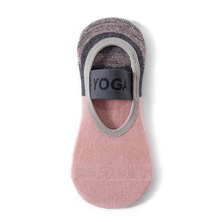 Olivenorma Hidden Liner Yoga Socks Full Foot Anti Slip Grips Shock Absorption Cotton Soft Breathable Workout Women's Yoga Socks - Rose Pink - 10Pairs - image 10