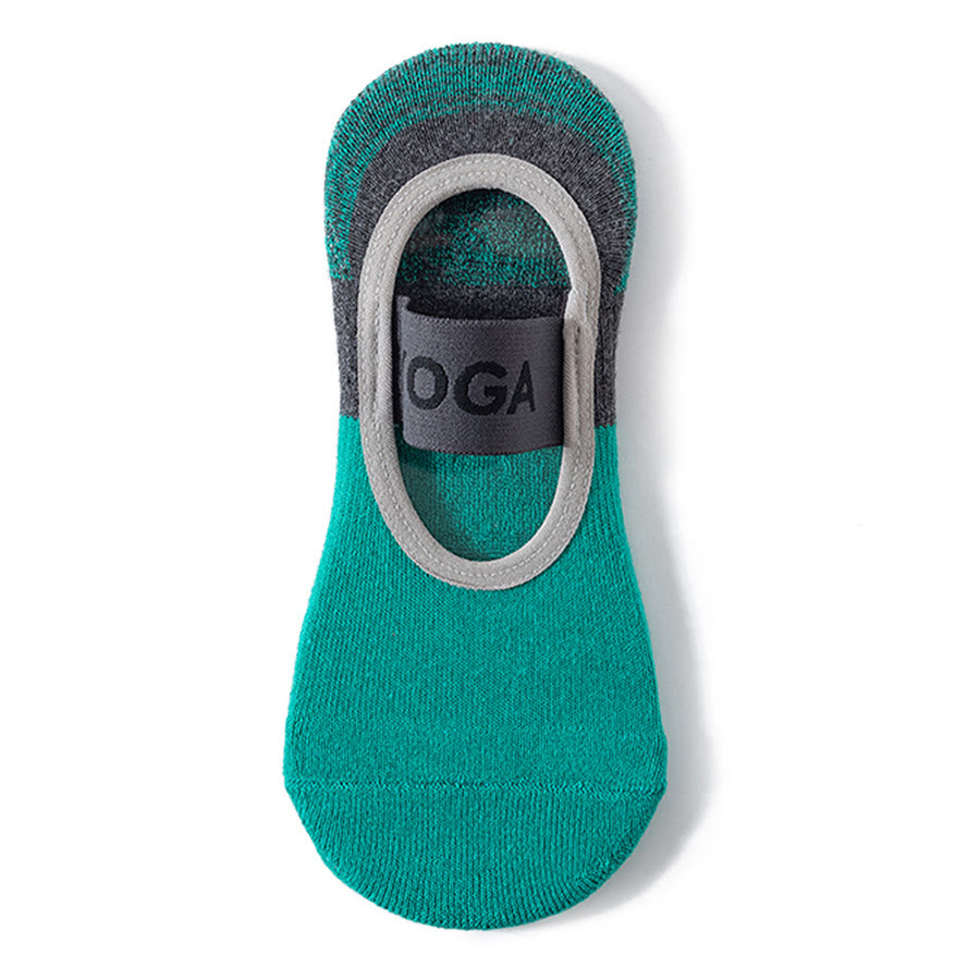 Olivenorma Hidden Liner Yoga Socks Full Foot Anti Slip Grips Shock Absorption Cotton Soft Breathable Workout Women's Yoga Socks - Avocado Green - 10Pairs - image 4