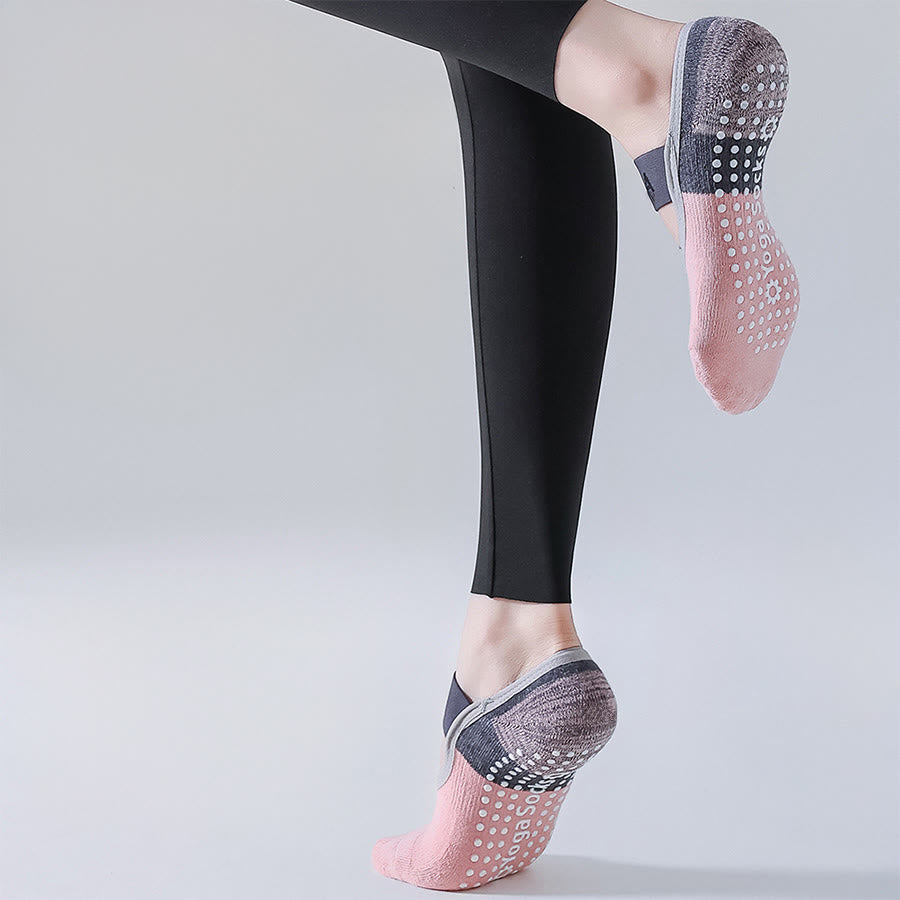 Olivenorma Hidden Liner Yoga Socks Full Foot Anti Slip Grips Shock Absorption Cotton Soft Breathable Workout Women's Yoga Socks - image 14