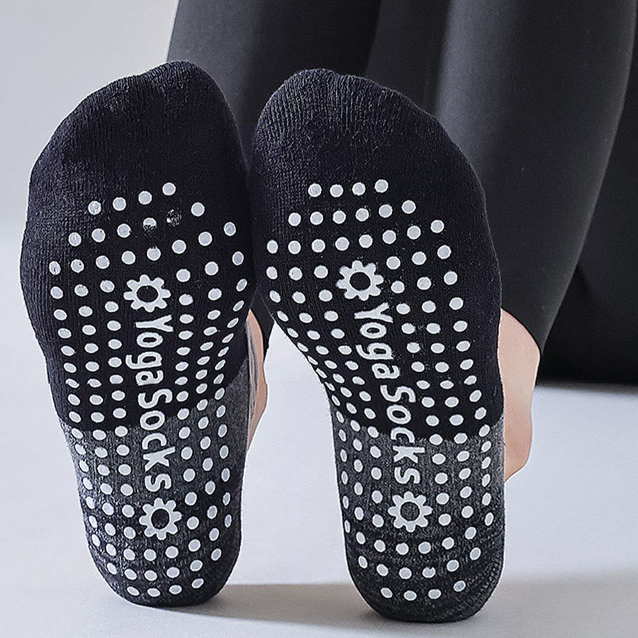 Olivenorma Hidden Liner Yoga Socks Full Foot Anti Slip Grips Shock Absorption Cotton Soft Breathable Workout Women's Yoga Socks - image 9