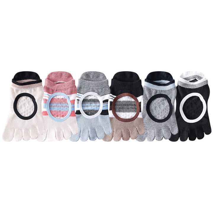 Olivenorma Full Foot Silicone Grips Silent Anti Skid Stable Posture Pressure Relief Breathable Training Women's Yoga Socks - image 1