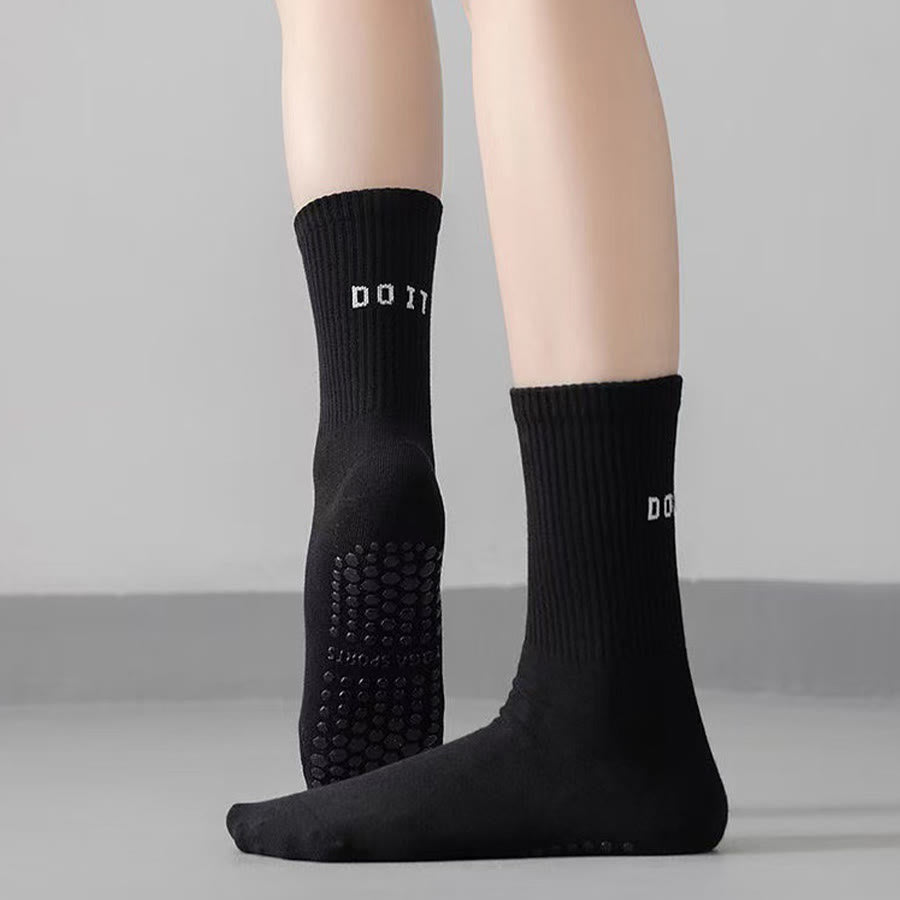 Olivenorma Mid Tube Elastic Knit Full Coverage Non Slip Silicone Balance Support Multi Scene Sport Women's Yoga Socks - image 3