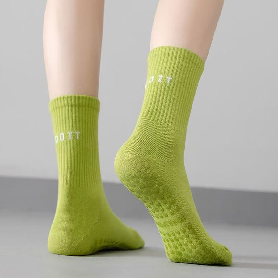 Olivenorma Mid Tube Elastic Knit Full Coverage Non Slip Silicone Balance Support Multi Scene Sport Women's Yoga Socks - image 17