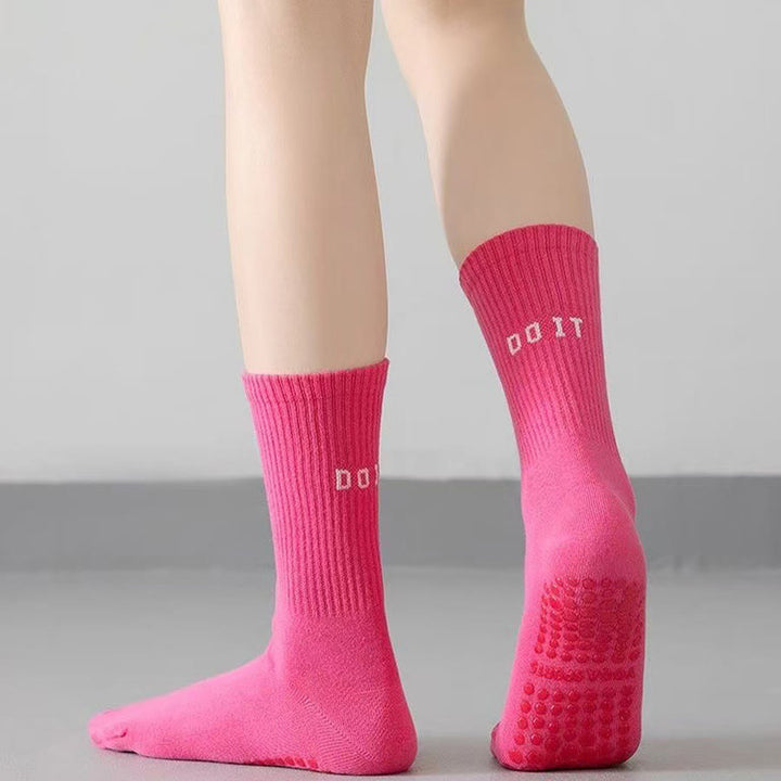 Olivenorma Mid Tube Elastic Knit Full Coverage Non Slip Silicone Balance Support Multi Scene Sport Women's Yoga Socks - image 12