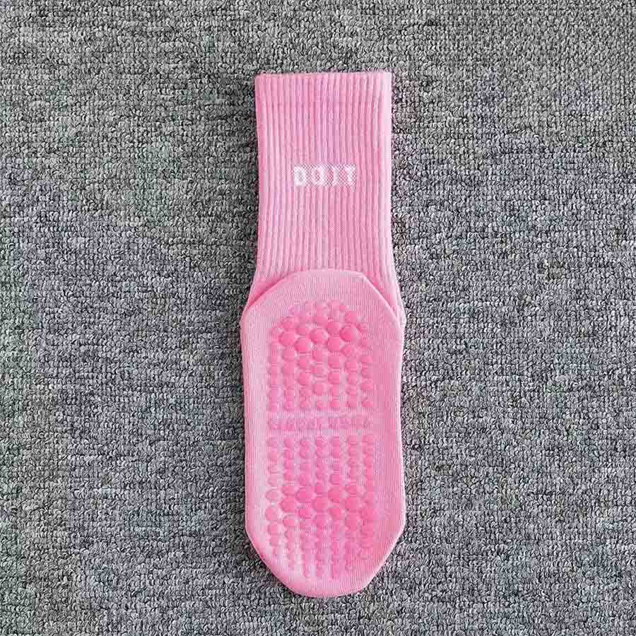 Olivenorma Mid Tube Elastic Knit Full Coverage Non Slip Silicone Balance Support Multi Scene Sport Women's Yoga Socks - Pink - 10Pairs - image 14