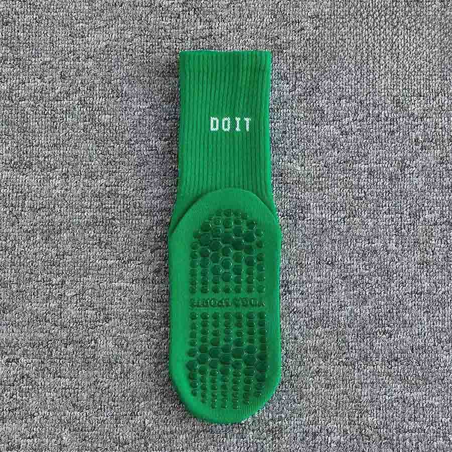 Olivenorma Mid Tube Elastic Knit Full Coverage Non Slip Silicone Balance Support Multi Scene Sport Women's Yoga Socks - Green - 10Pairs - image 15