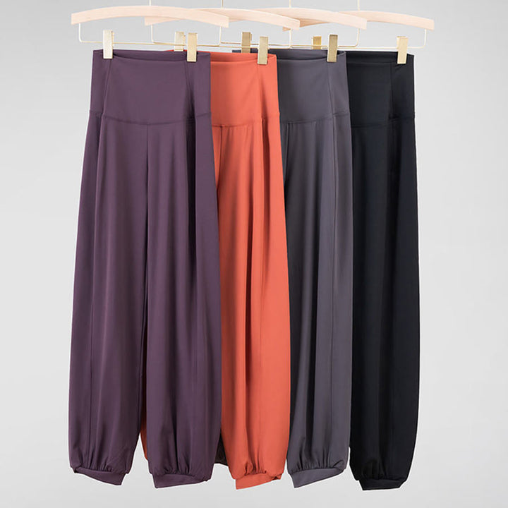 Olivenorma High Waist Harem Jogger Loose Wide Leg Casual Fitness Women's Pants - image 3
