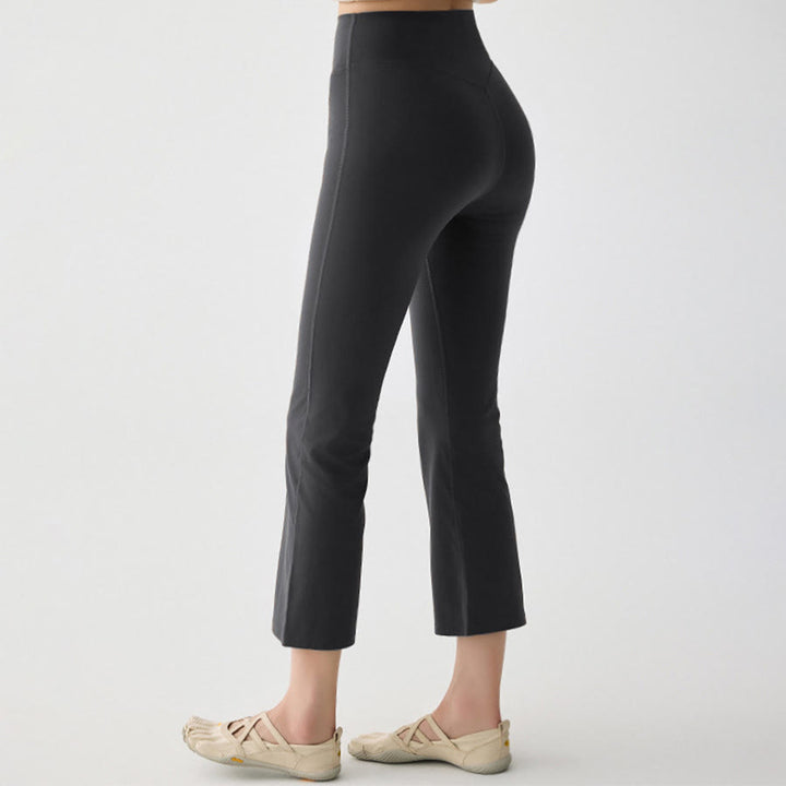 Olivenorma Fold Over Crossover Waist Loose Harem Jogger Yoga Women's Pants - Dark Gray - 5XL - image 5