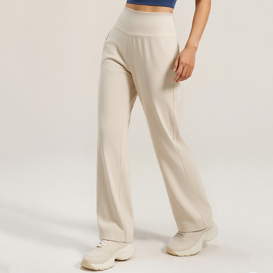Olivenorma Crossover High Waist Split Wide Leg Loose Drape Yoga Women's Pants - image 7