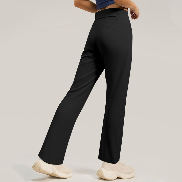 Olivenorma Crossover High Waist Split Wide Leg Loose Drape Yoga Women's Pants - image 4
