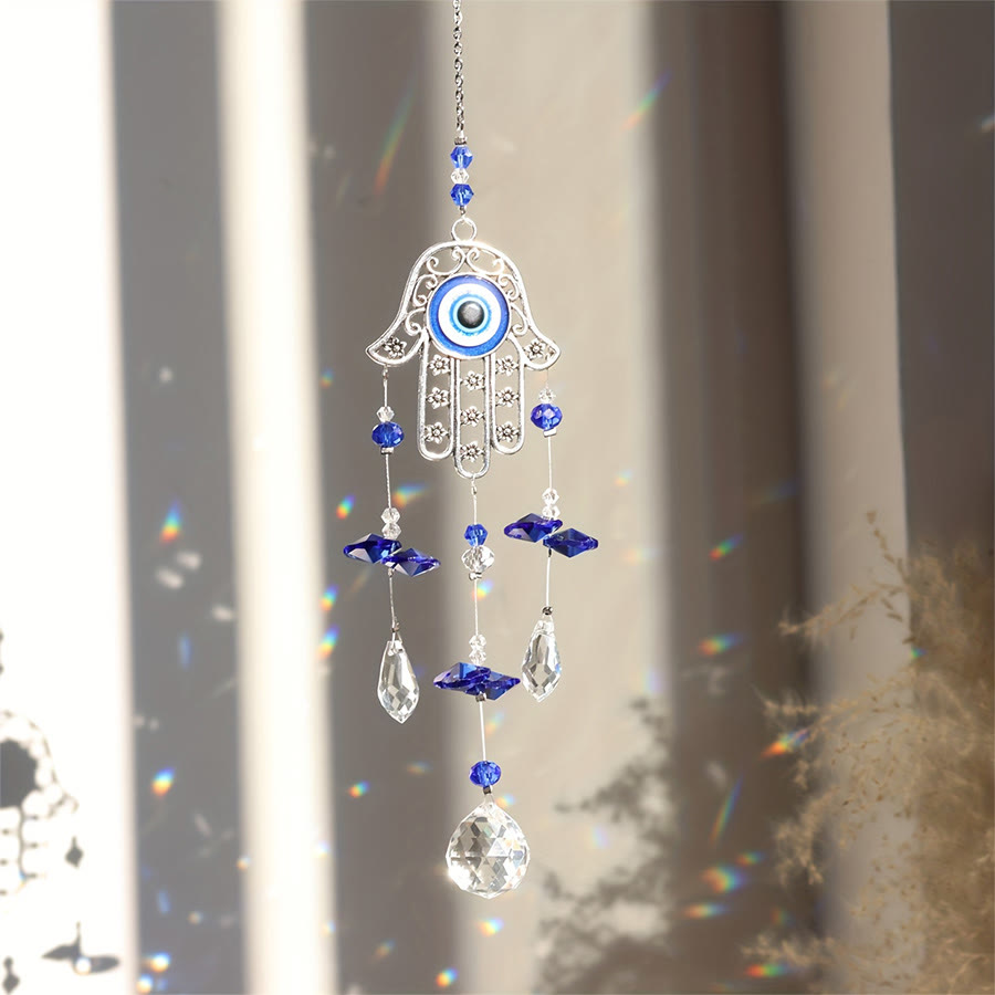 Olivenorma Multi Style Evil Eye Crystal Suncatcher Hanging Ornament - image 13