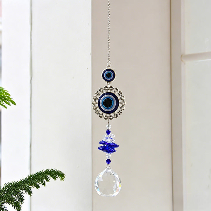 Olivenorma Multi Style Evil Eye Crystal Suncatcher Hanging Ornament - Big Eye - image 8