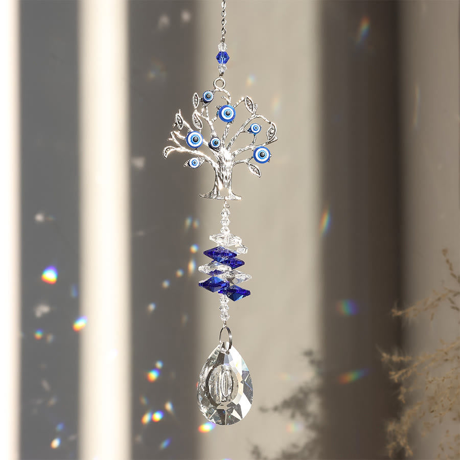 Olivenorma Multi Style Evil Eye Crystal Suncatcher Hanging Ornament - image 7