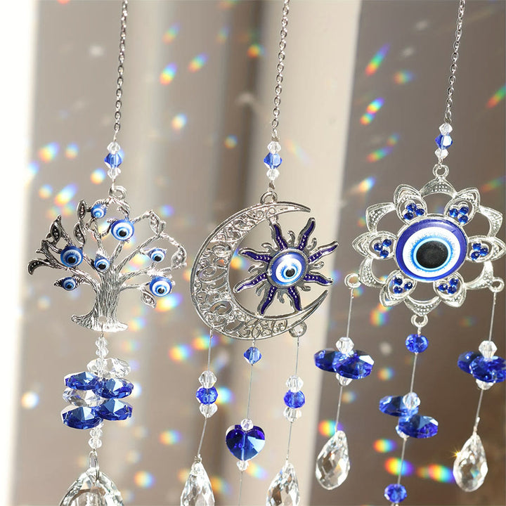 Olivenorma Multi Style Evil Eye Crystal Suncatcher Hanging Ornament - image 3