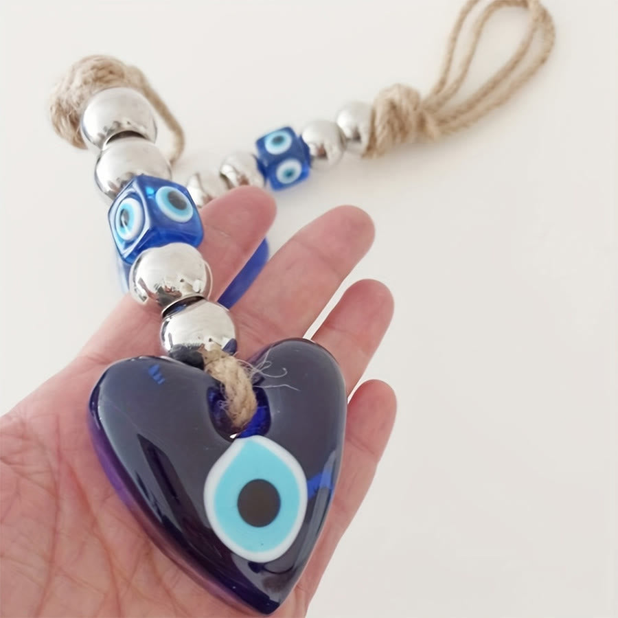 Olivenorma Lovely Heart Evil Eye Lucky Blessing Home Hanging Ornament - image 4