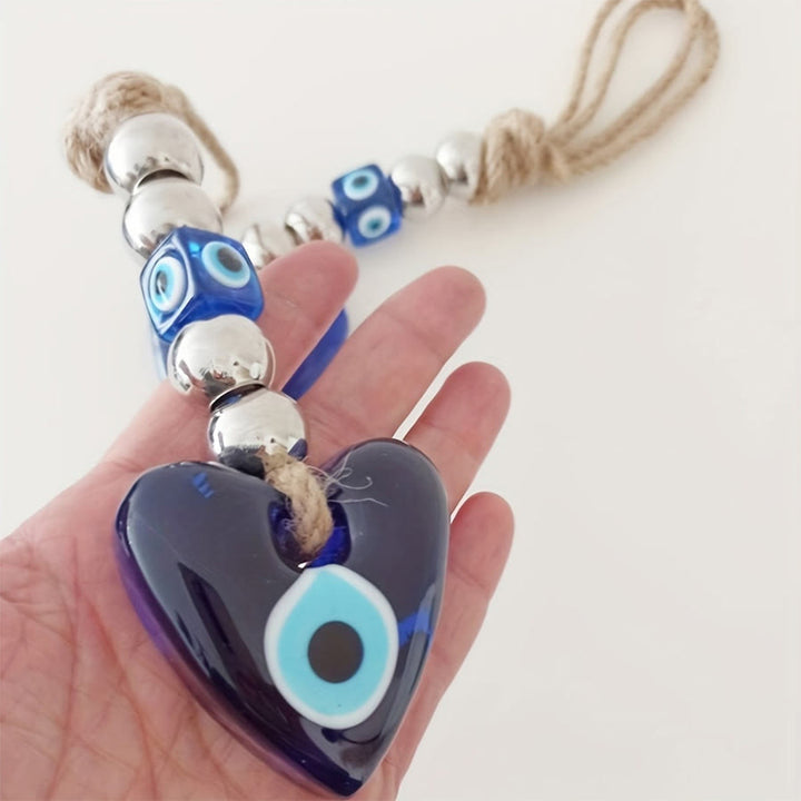Olivenorma Lovely Heart Evil Eye Lucky Blessing Home Hanging Ornament - image 4