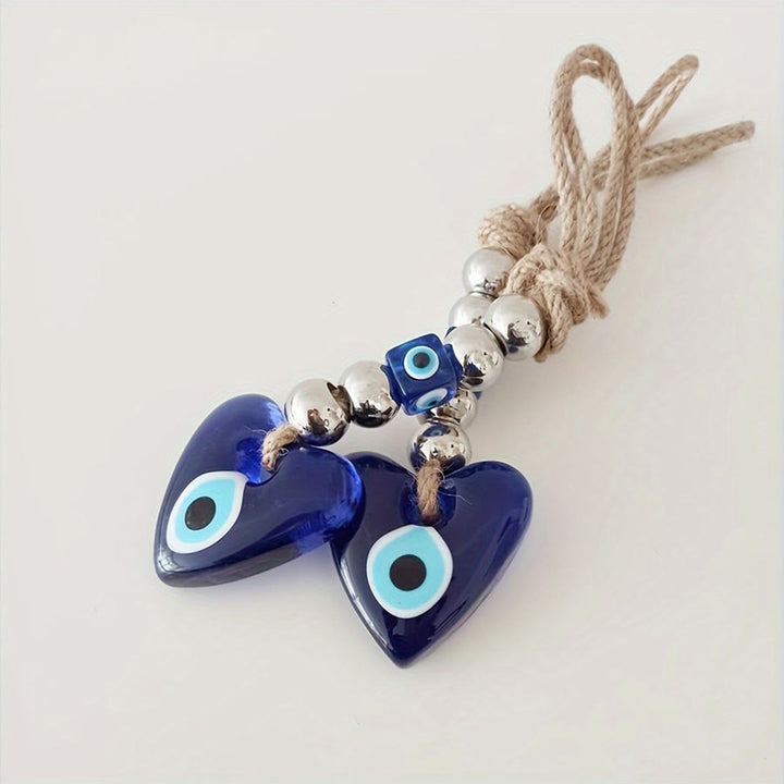 Olivenorma Lovely Heart Evil Eye Lucky Blessing Home Hanging Ornament - image 2