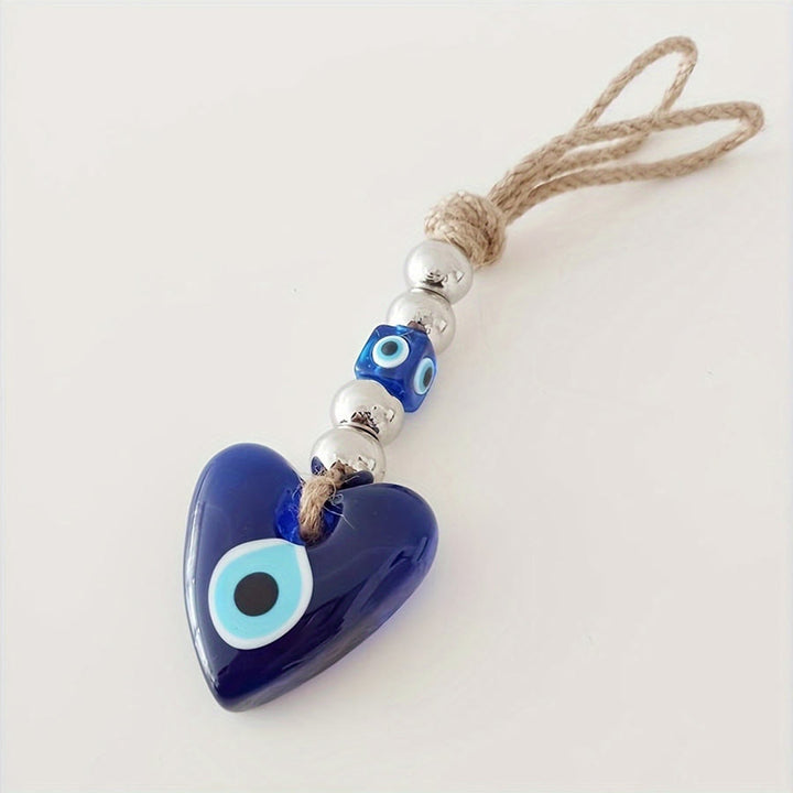 Olivenorma Lovely Heart Evil Eye Lucky Blessing Home Hanging Ornament - image 3