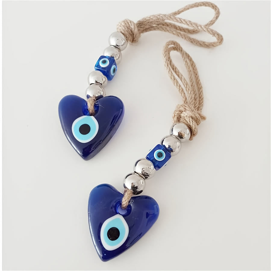 Olivenorma Lovely Heart Evil Eye Lucky Blessing Home Hanging Ornament - image 0