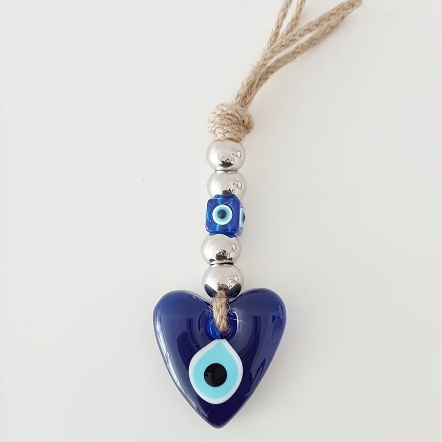 Olivenorma Lovely Heart Evil Eye Lucky Blessing Home Hanging Ornament - Heart Evil Eye - image 1