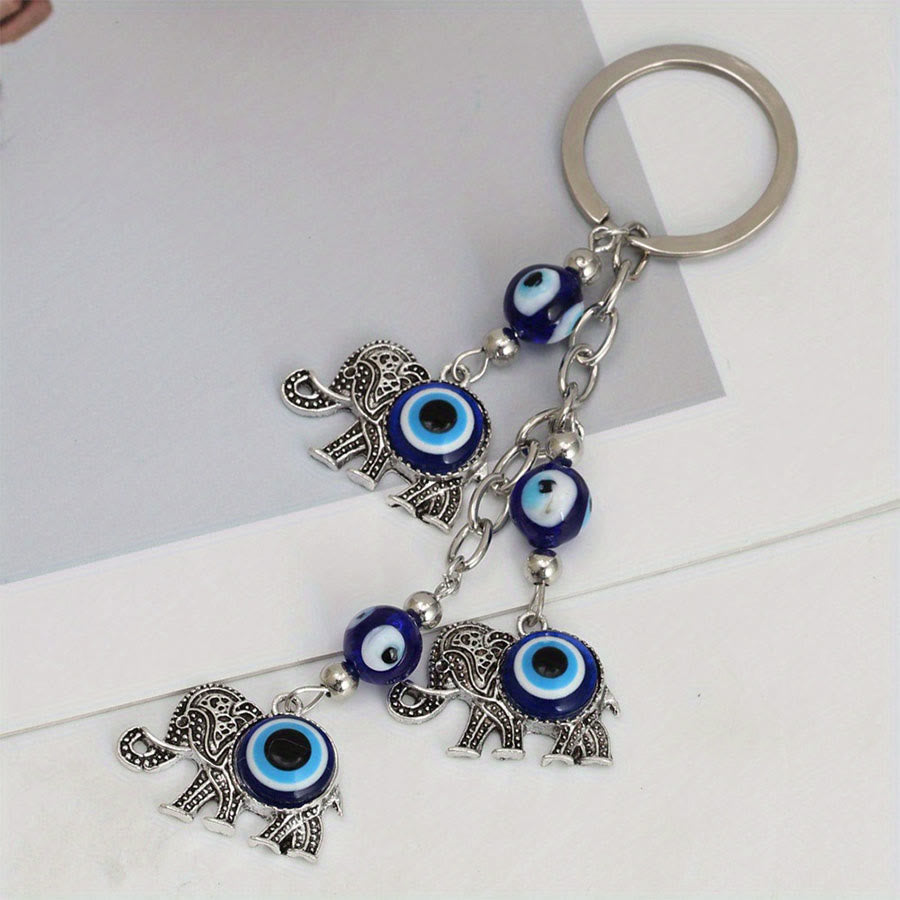 Olivenorma Classic Evil Eye Multi Charm Protective Keychain Ornament - image 2