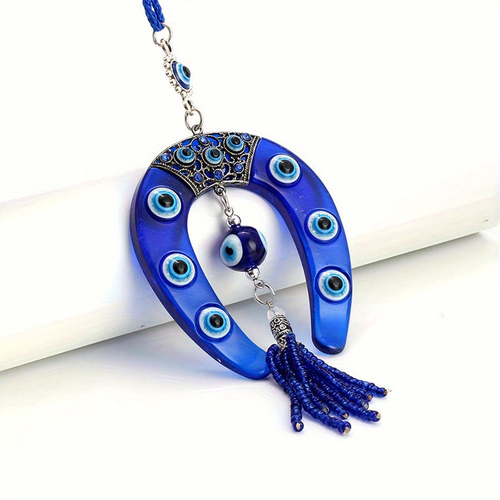 Olivenorma Classic Evil Eye Horseshoe Charm Blessing Home Wall Hanging Ornament - image 2