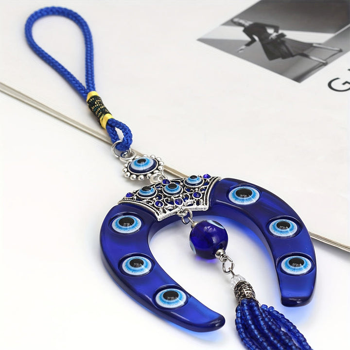 Olivenorma Classic Evil Eye Horseshoe Charm Blessing Home Wall Hanging Ornament - image 4