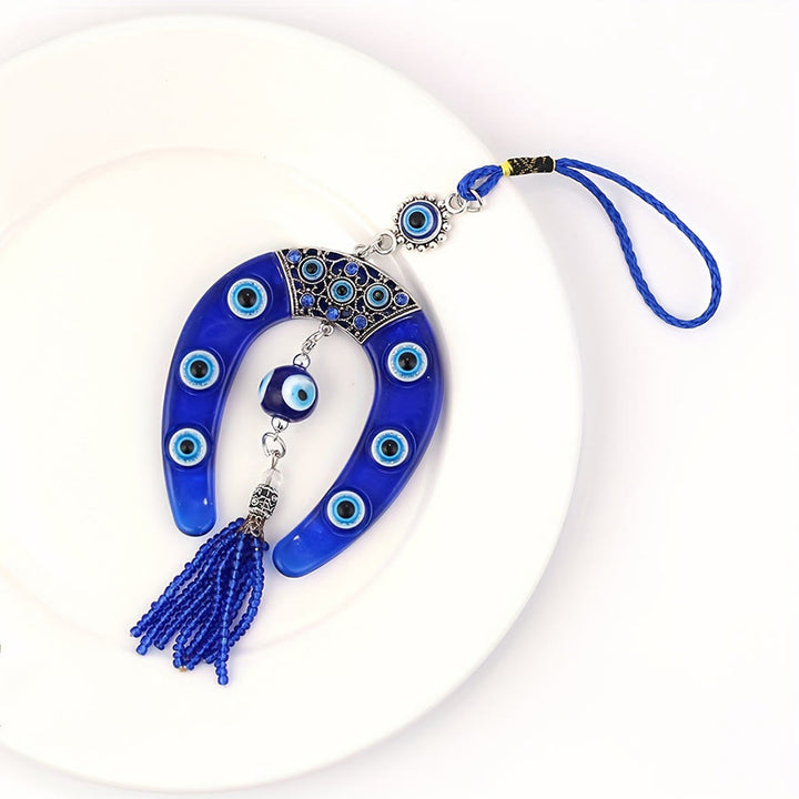 Olivenorma Classic Evil Eye Horseshoe Charm Blessing Home Wall Hanging Ornament - image 1