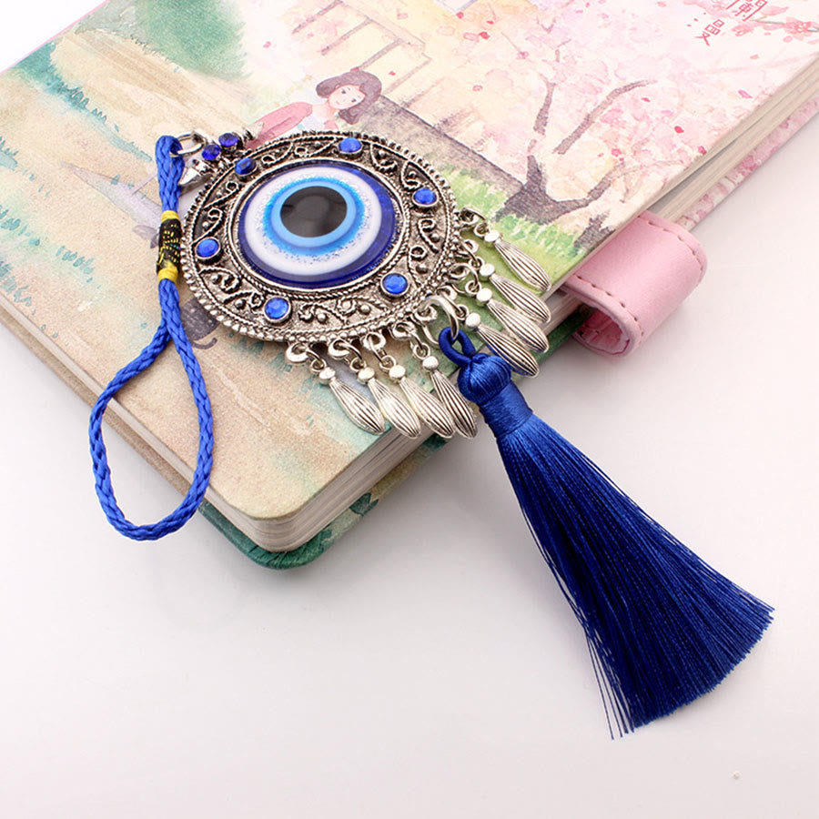 Olivenorma Traditional Protection Evil Eye Tassel Wall Hanging Ornament - image 3