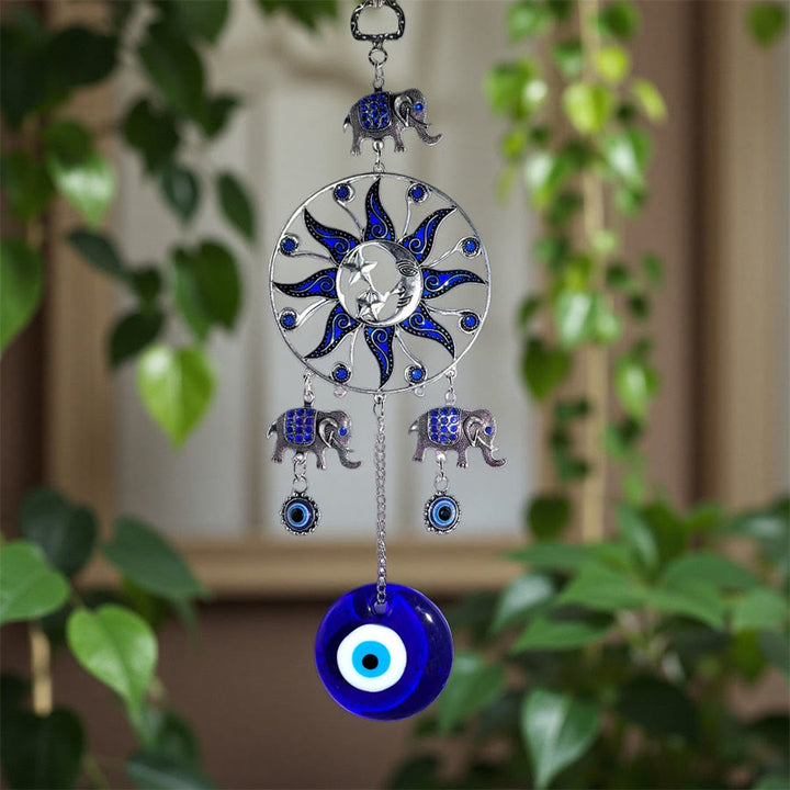 Olivenorma Bohemian Multi Evil Eye Hamsa Hand Blessing Home Decor Ornament - image 3