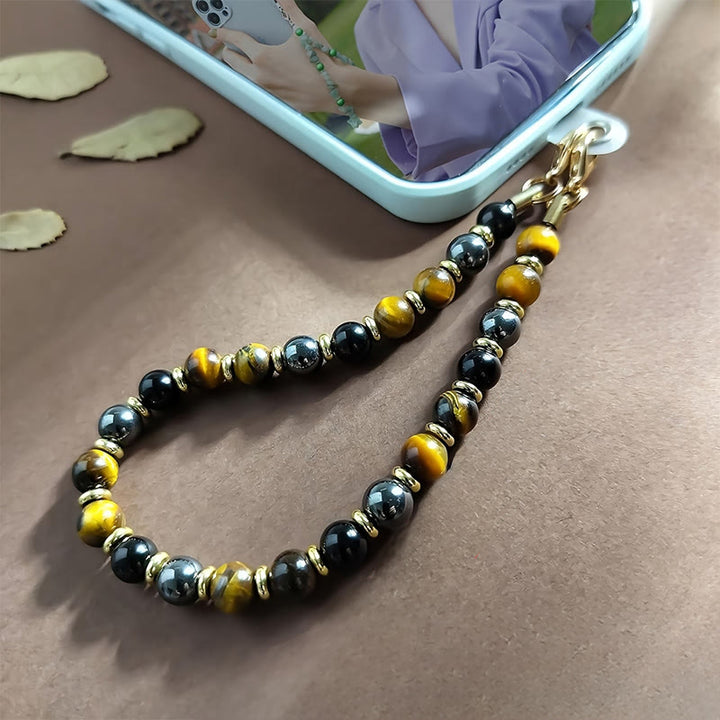 Olivenorma Chic Hand Assembled Beaded Protective Portable Phone Chain Strap - image 1