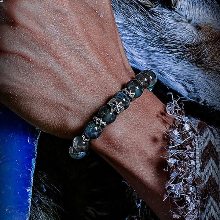 Olivenorma Grey Moonstone Spiritual Energy Grounding Beaded Bracelet - image 4