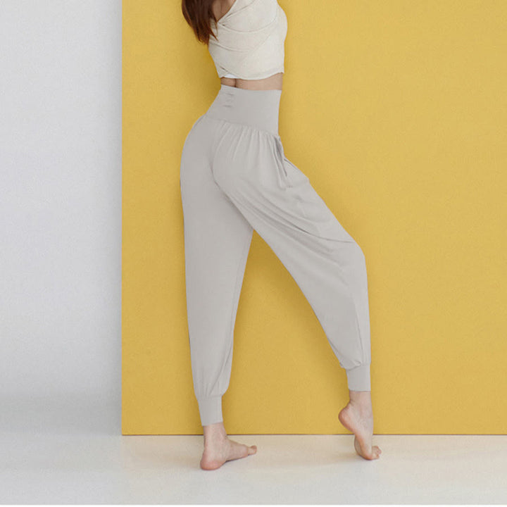 Olivenorma Ultra High Waist Pleated Loose Harem Jogger Yoga Women's Pants - image 3