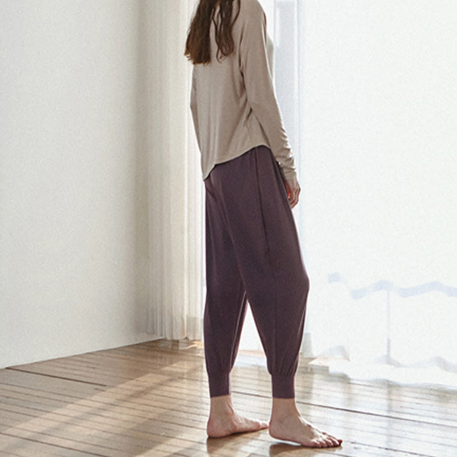 Olivenorma Ultra High Waist Pleated Loose Harem Jogger Yoga Women's Pants - image 7