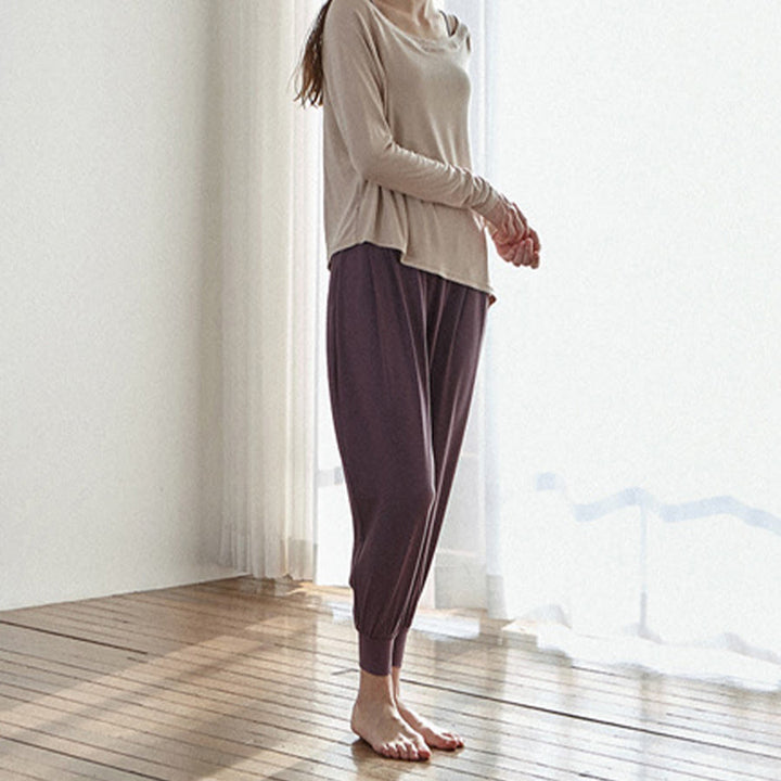 Olivenorma Ultra High Waist Pleated Loose Harem Jogger Yoga Women's Pants - image 8