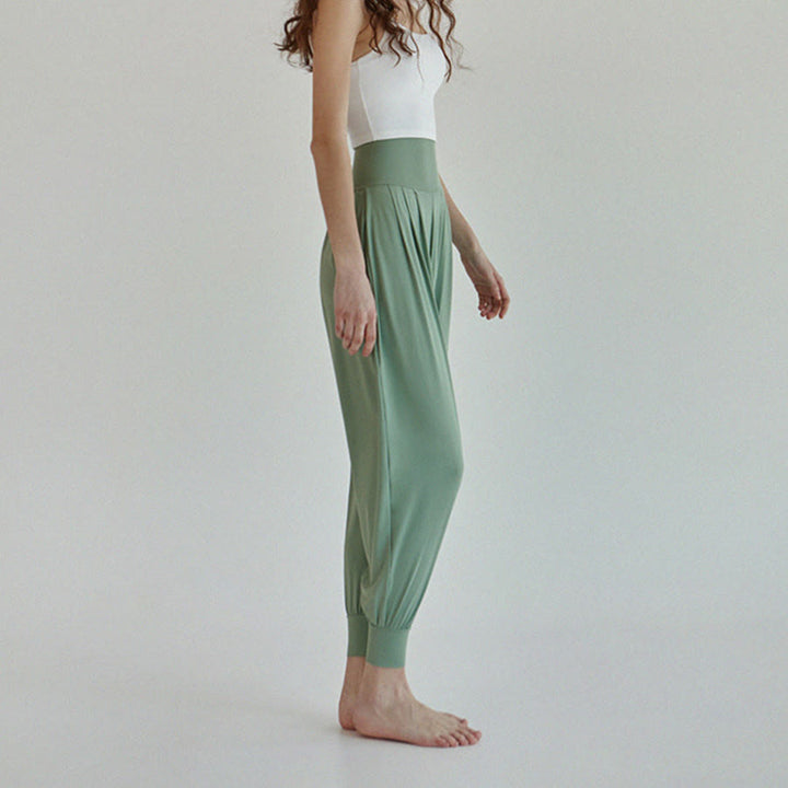 Olivenorma Ultra High Waist Pleated Loose Harem Jogger Yoga Women's Pants - image 29