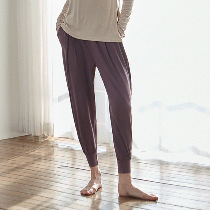 Olivenorma Ultra High Waist Pleated Loose Harem Jogger Yoga Women's Pants - image 9