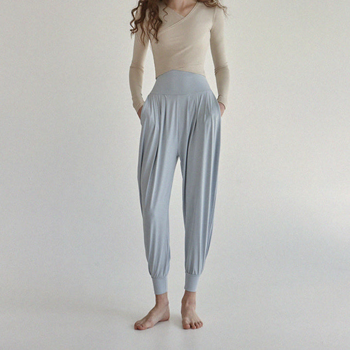 Olivenorma Ultra High Waist Pleated Loose Harem Jogger Yoga Women's Pants - image 14