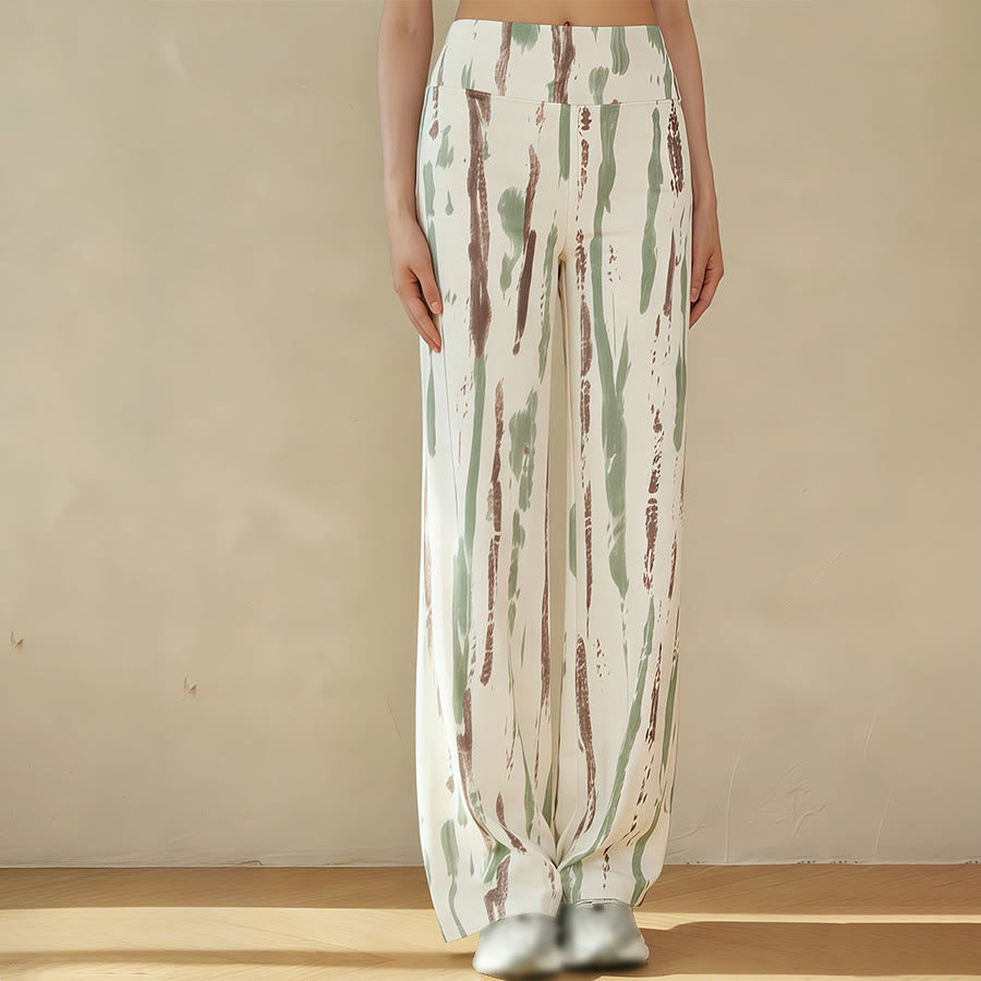 Olivenorma High Waist Wide Leg Flowy Casual Yoga Women's Pants - image 10