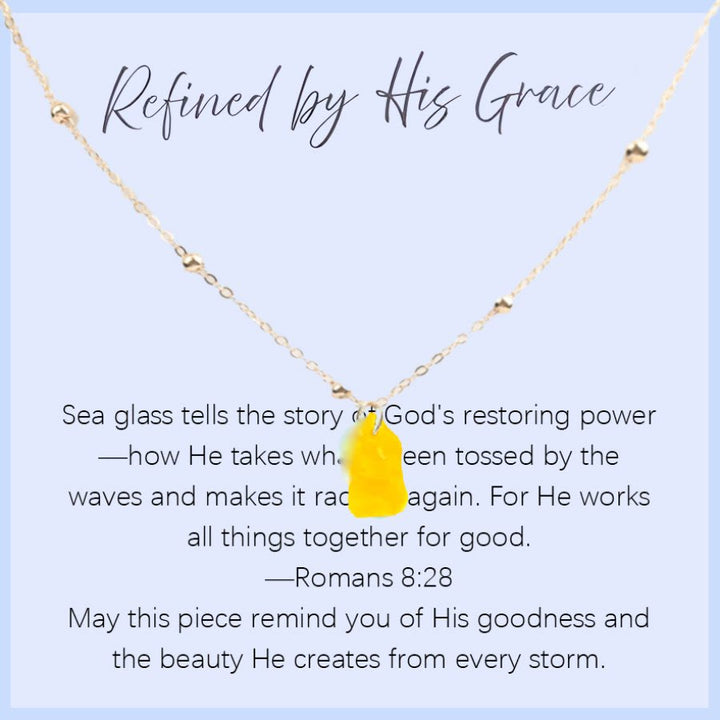 FREE Today: Handcrafted Sea Glass Teardrop Necklace with Card - Yellow Sea Glass - Salty Soul Sister - image 13