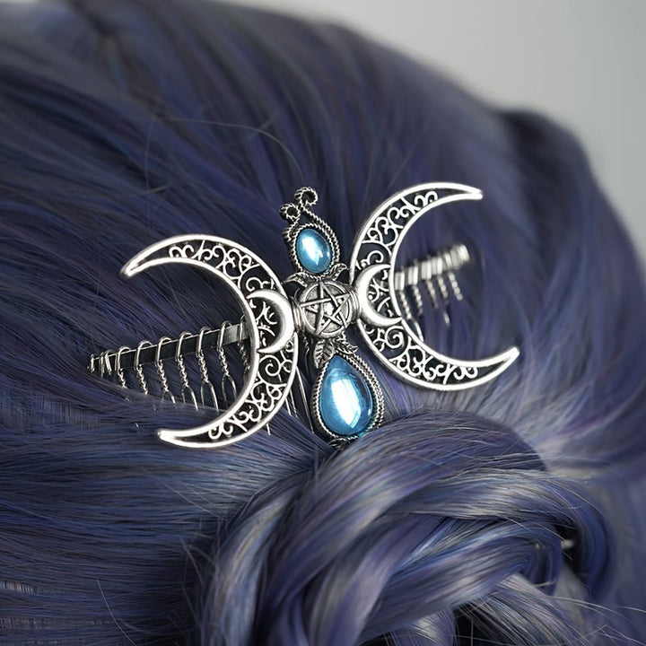 FREE Today: A Gift for a Witchy Hairpin, Moonlit, Pagan, Gothic Hair And Hairpin Jewelry - image 1