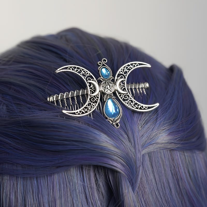 FREE Today: A Gift for a Witchy Hairpin, Moonlit, Pagan, Gothic Hair And Hairpin Jewelry - image 2